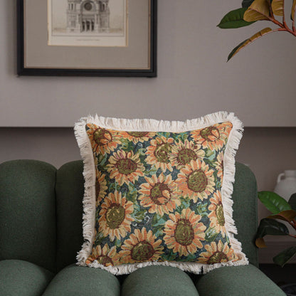 American Jacquard Multicolor Couch Pillow