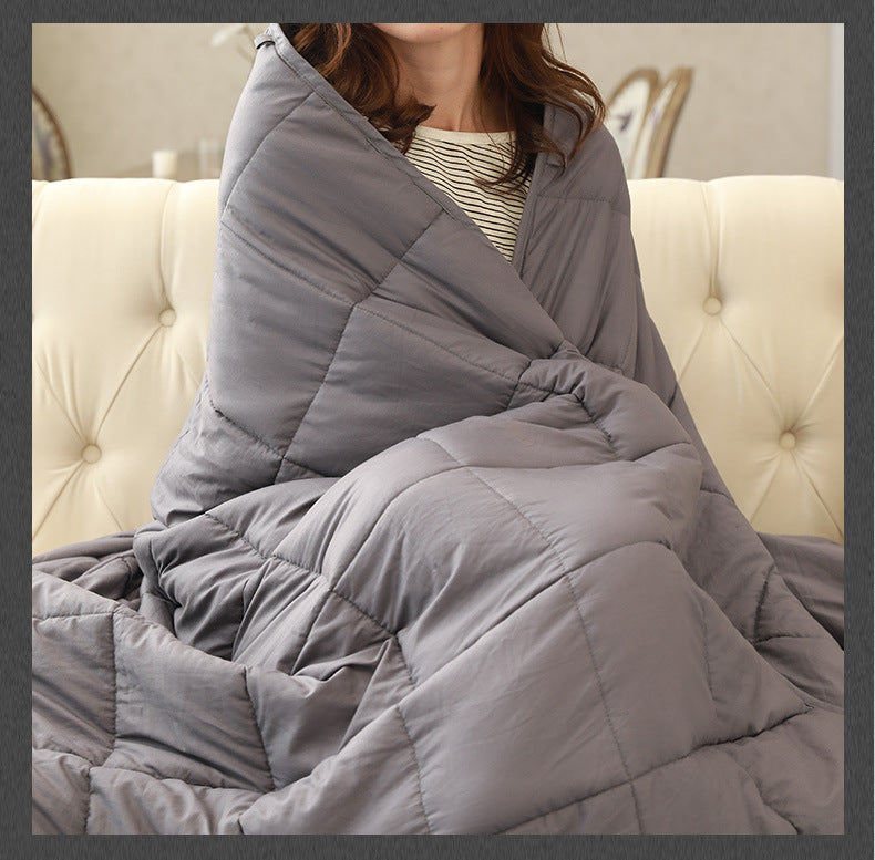 New Product Weighted Blanket Relieve Anxiety Improve Sleeping Release Stress Weighted Blanket