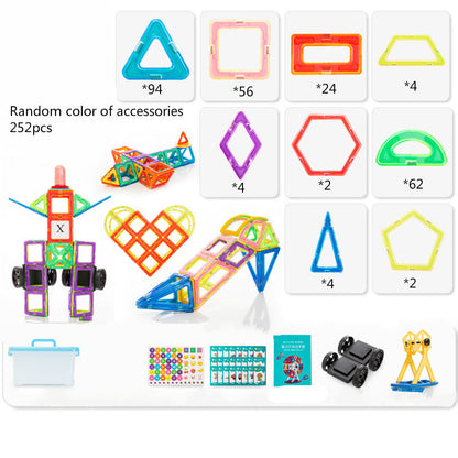 Magnetic building block toys