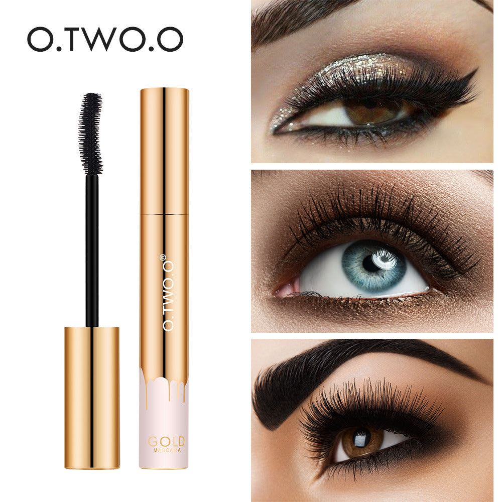 Thick and long mascara, styling and curling mascara, cosmetics, Waterproof, thick, non-smudged, long-lasting, curled and long eyelashes