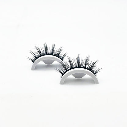 Pretty purple pupil self-adhesive eyelashes easy to wear without glue self-adhesive false eyelashes a pair