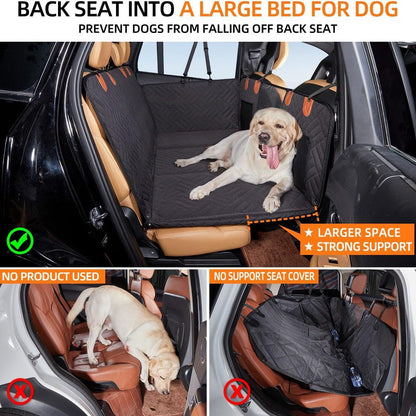 Car Pet Mat Dog Back Seat Extender for Car Camping Air Mattress Dog Car Seat Cover Hammock