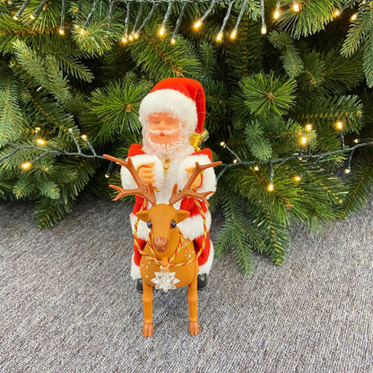 Electric toys, Christmas gifts, Christmas decorations, electric ladder, Santa Claus Christmas doll, flannelette doll