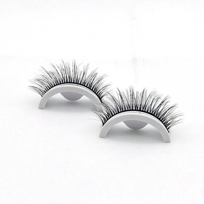 Pretty purple pupil self-adhesive eyelashes easy to wear without glue self-adhesive false eyelashes a pair