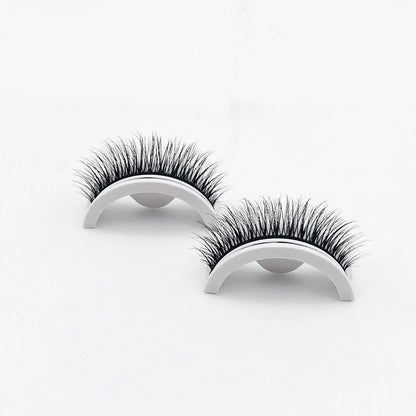 Pretty purple pupil self-adhesive eyelashes easy to wear without glue self-adhesive false eyelashes a pair