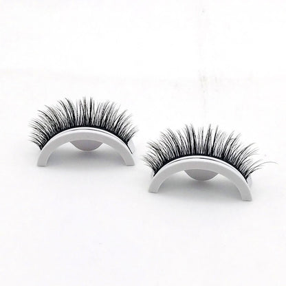 Pretty purple pupil self-adhesive eyelashes easy to wear without glue self-adhesive false eyelashes a pair