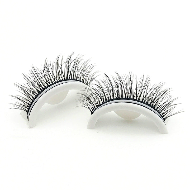 Pretty purple pupil self-adhesive eyelashes easy to wear without glue self-adhesive false eyelashes a pair