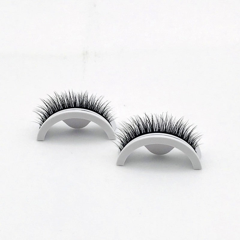 Pretty purple pupil self-adhesive eyelashes easy to wear without glue self-adhesive false eyelashes a pair