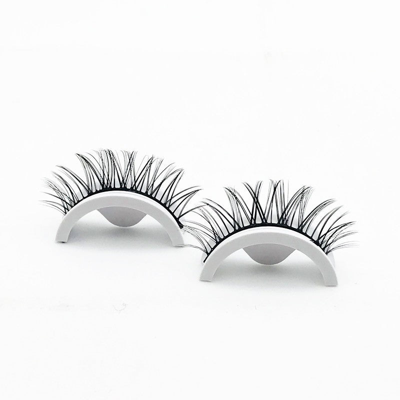 Pretty purple pupil self-adhesive eyelashes easy to wear without glue self-adhesive false eyelashes a pair