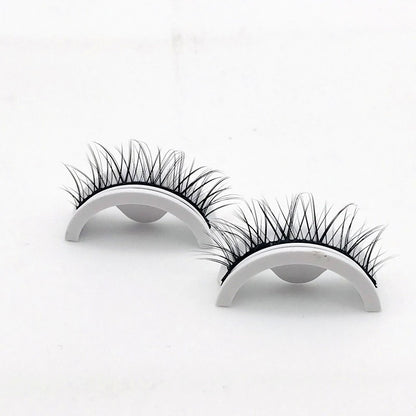 Pretty purple pupil self-adhesive eyelashes easy to wear without glue self-adhesive false eyelashes a pair