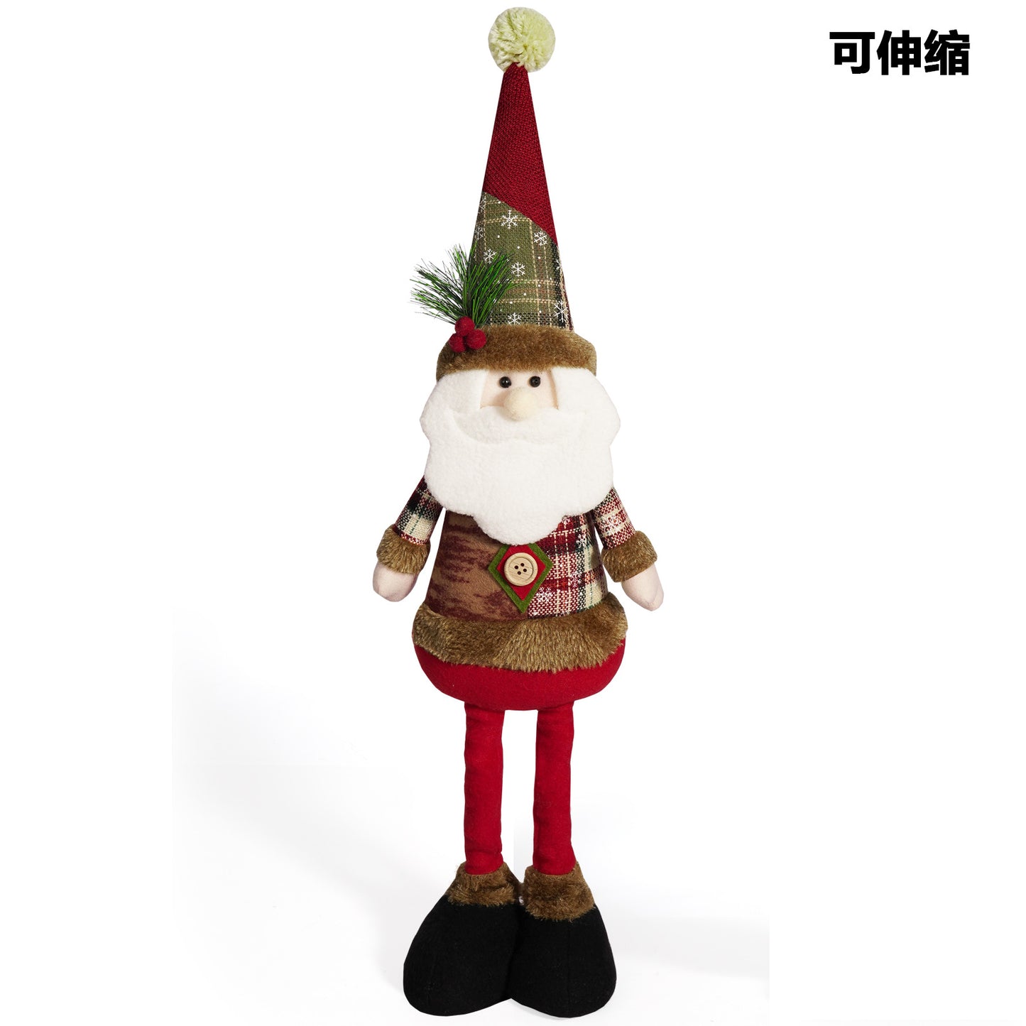 Cross-border Christmas telescopic doll old man snowman elk Christmas decoration supplies Christmas atmosphere decorations