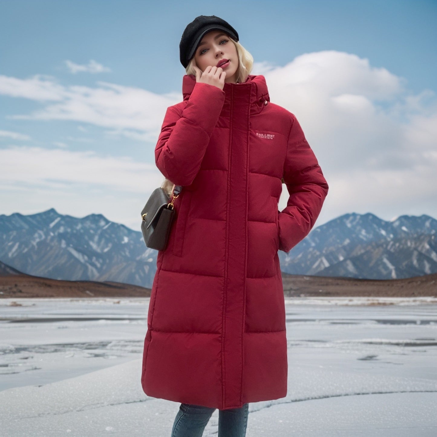 Thickened Cotton-padded Coat Warm Loose Western Style Puffer Jacket Coat