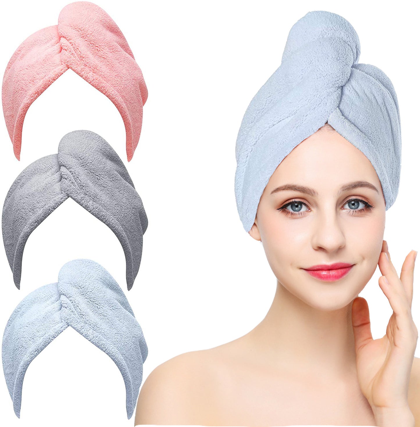 Thickened High-density Coral Velvet Headscarf