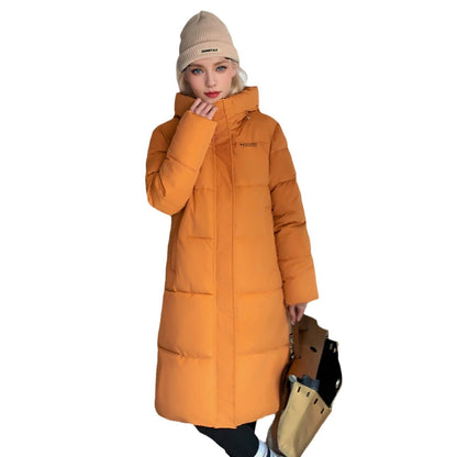 Thickened Cotton-padded Coat Warm Loose Western Style Puffer Jacket Coat